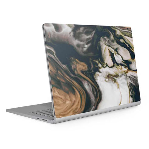 Copper and Black Marble Ink Surface Book 2 15in Skin